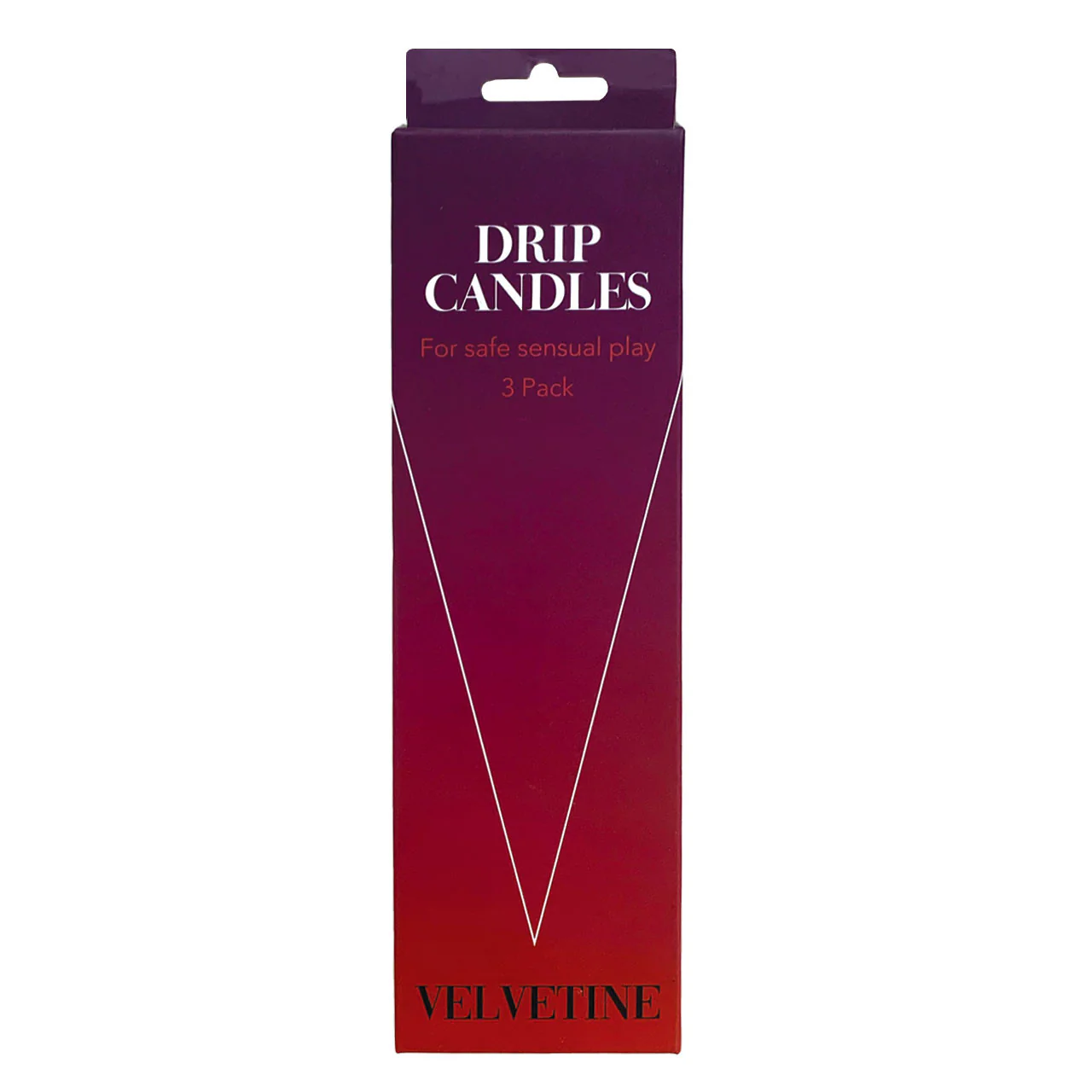 Velvetine DRIP CANDLES for safe sensual play 3 Pack
